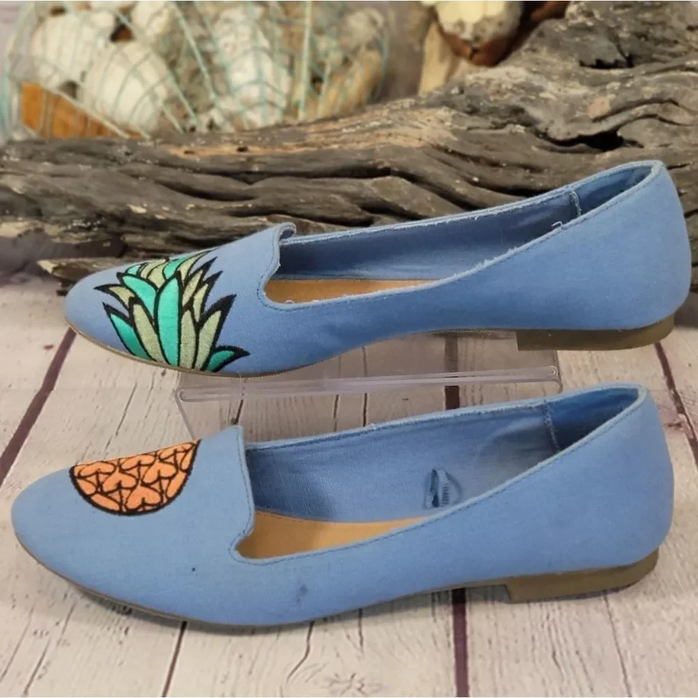 SO® Anchovy Pineapple Ballet Flats